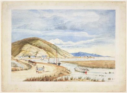 View of Nelson foreshore C-173-001