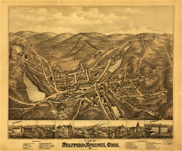 View of Stafford Springs, Conn. 1878. LOC 74693143