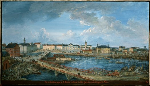 View of Stockholm. (Elias Martin) - Nationalmuseum - 24422