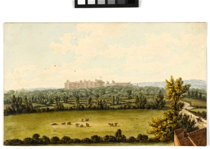 View of Windsor Castle from Slough house RMG PY6056-001