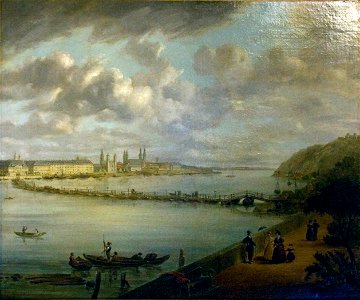 View of Pest-Buda from north