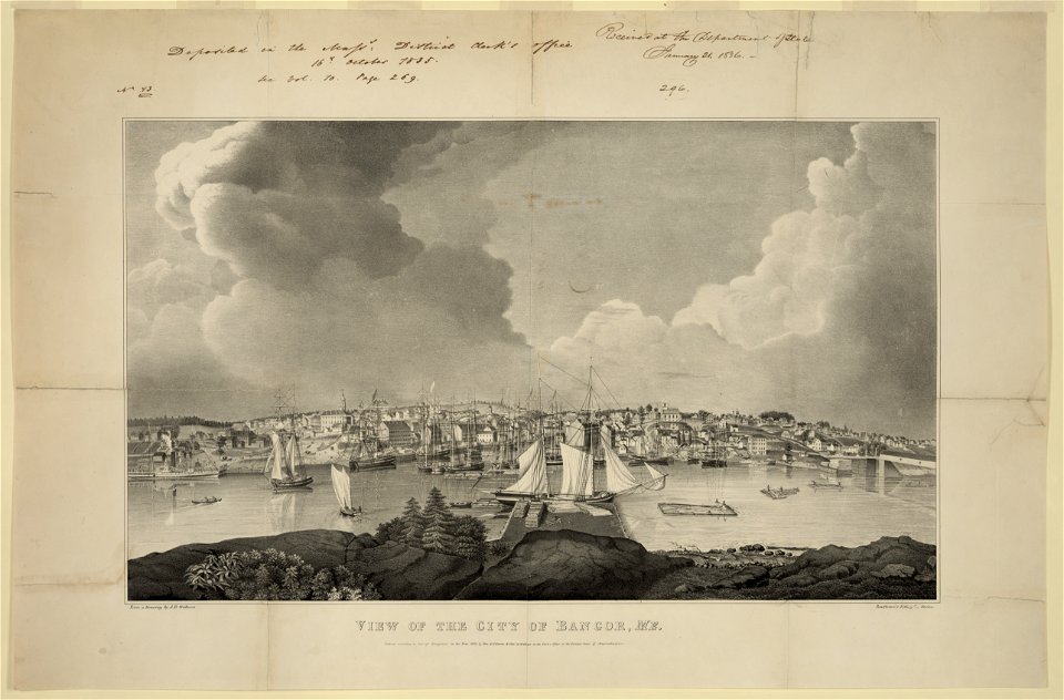 View of the city of Bangor, Me LCCN2003677114
