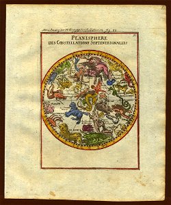 View of the northern constellations, 1719