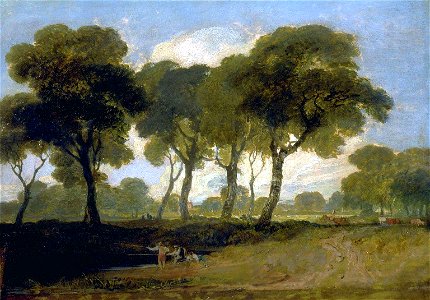 View on Clapham Common by Turner