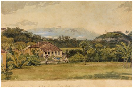 View of Organ Mountains from Window at Rio Comprido, da Coleção Brasiliana Iconográfica