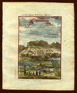 View of Persepolis, 1719. Free illustration for personal and commercial use.