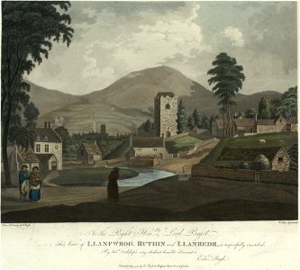 View of Llanfwrog, Ruthin and Llanbedr