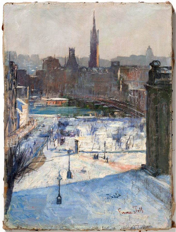 View of Riddarholmen (Emma Toll) - Nationalmuseum - 132609