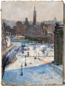 View of Riddarholmen (Emma Toll) - Nationalmuseum - 132609