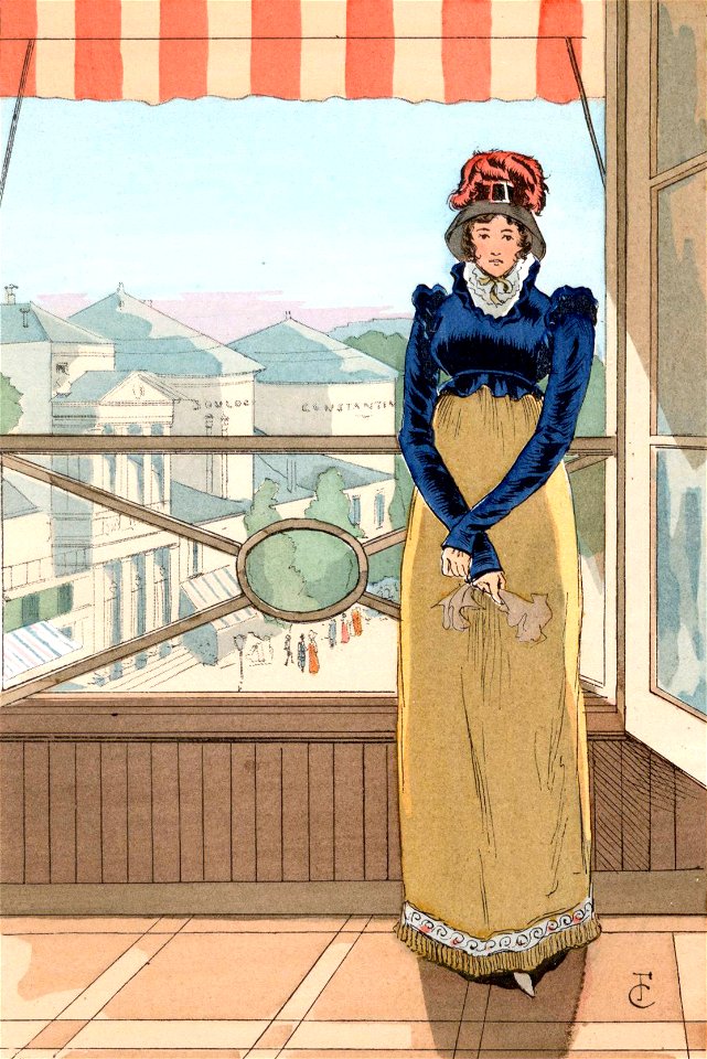 View of the two panoramas and the passage between them, 1810