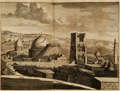 View of the church of the Holy Sepulchre in Jerusalem - Bruyn Cornelis De - 1714
