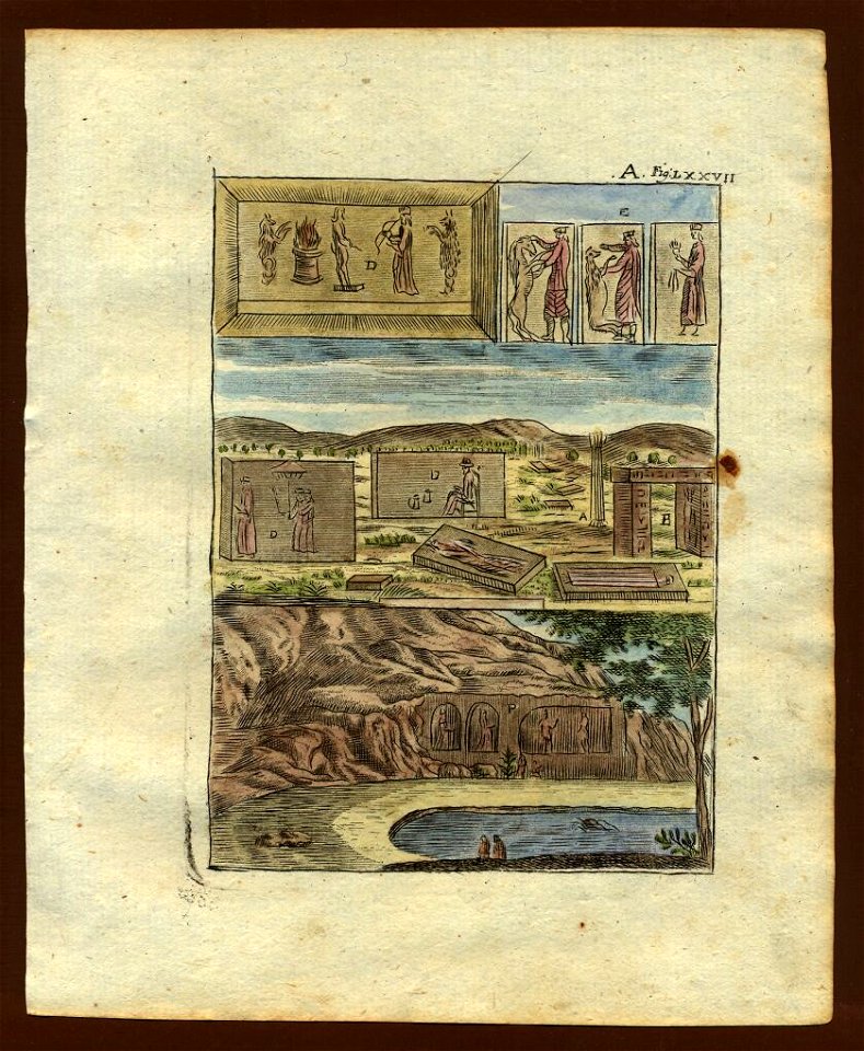 View of some details of Persepolis, 1719