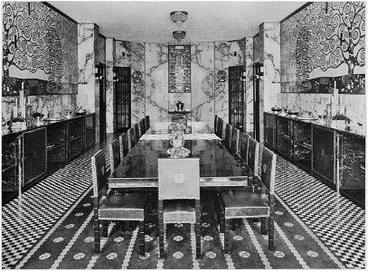 View of the Dining Room at Palais Stoclet