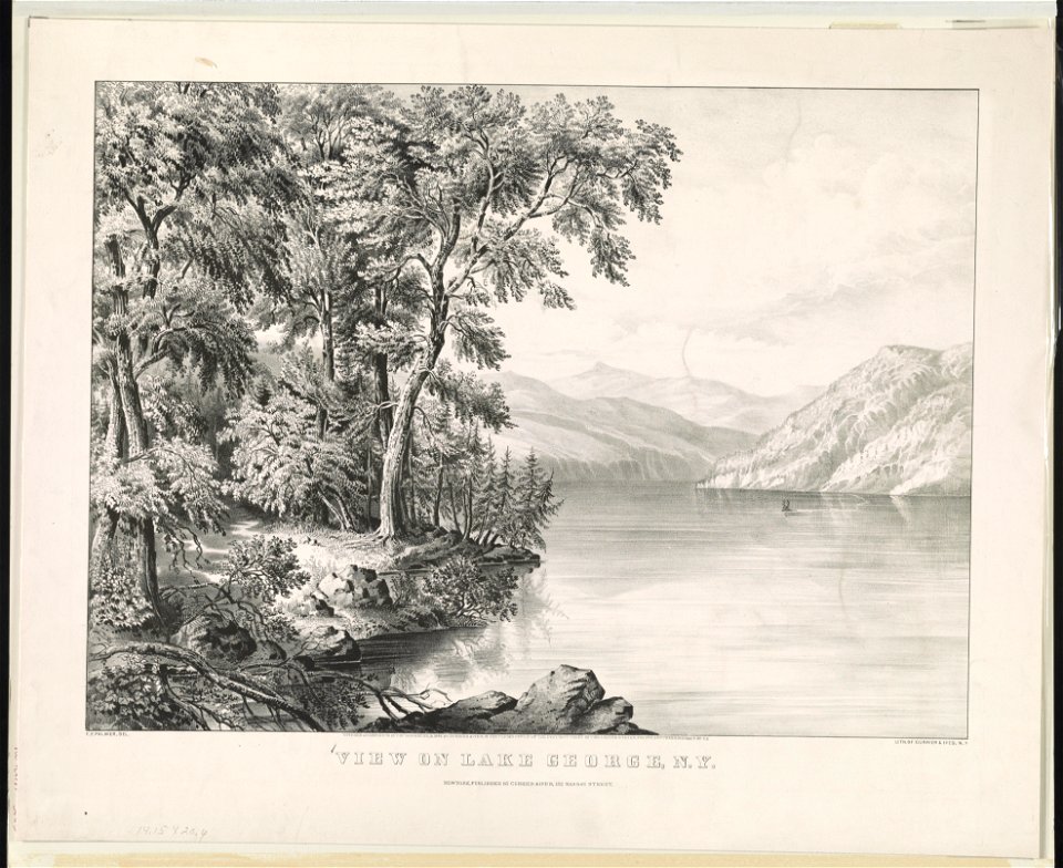 View on Lake George, N.Y. - F.F. Palmer del. ; lith. of Currier & Ives, N.Y. LCCN95514550