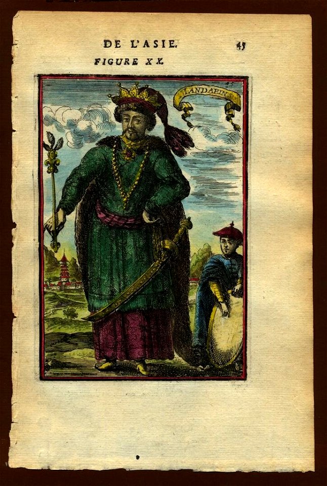 View of mandarins, 1683