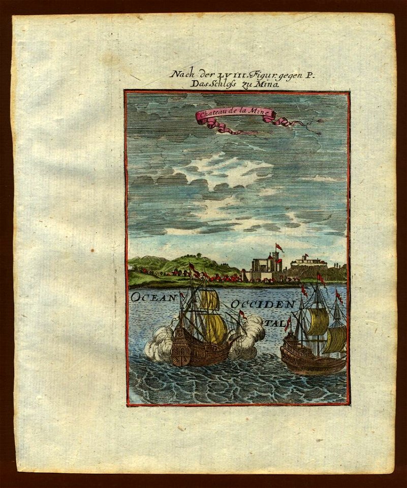 View of the Chateau de la Mine, 1719
