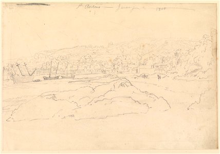View of St. Aubin - Jersey, 1808 RMG PY3785