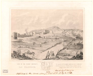 View of the burnt district San Francisco - Snyder & Black Lith 87 Fulton St. N.Y. LCCN2012648917