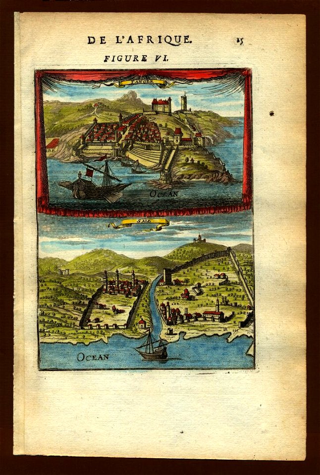 View of Tangier and Sale, 1683