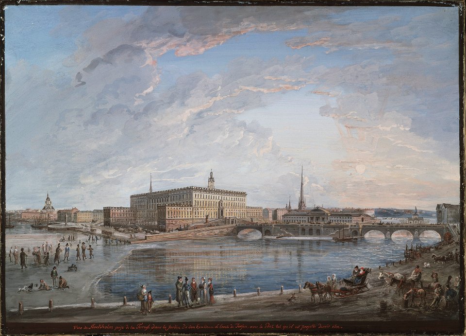 View of Stockholm (Elias Martin) - Nationalmuseum - 24424