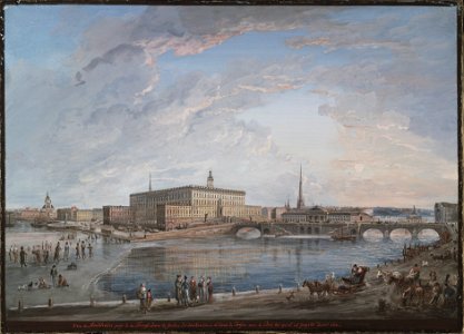 View of Stockholm (Elias Martin) - Nationalmuseum - 24424