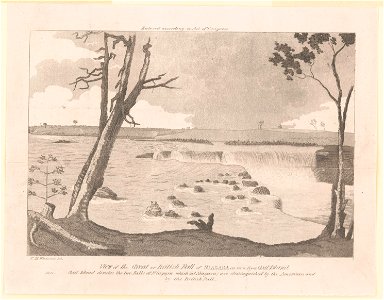 View of the Great or British Fall of Niagara LCCN2003681016