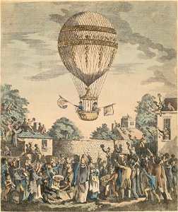 View of the Balloon of Mr Sadler