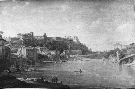 View of the Monte Aventino in Rome (Hendrik Frans van Lint) - Nationalmuseum - 17505