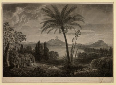 View of Mount Vesuvius from the Mare Morto near Naples LCCN2003688672