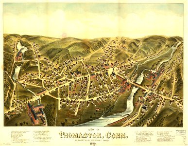 View of Thomaston, Conn. 1879. LOC 74693239