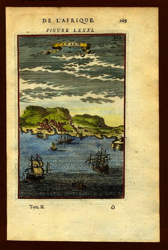 View of the Canary Islands, 1683
