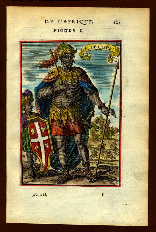 View of the king of the Congo, 1683