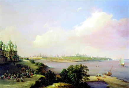 View of Yaroslavl Nikanor Chernetsov (1860)