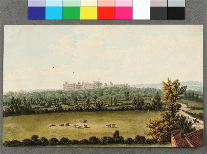 View of Windsor Castle from Slough house RMG PY6056