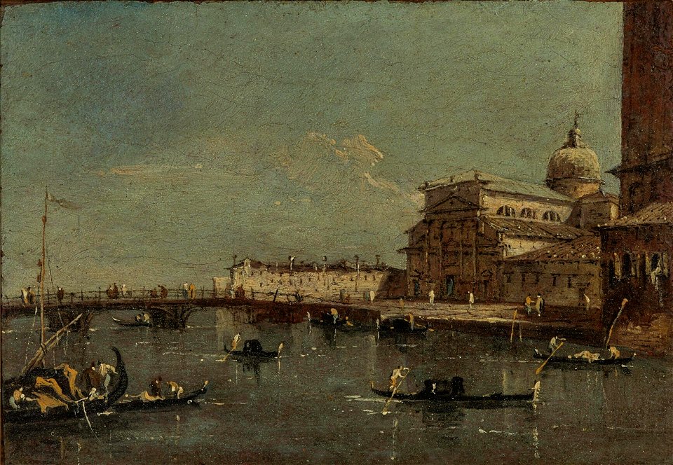 View of the S. Pietro di Castello, Venice by Francesco Guardi 01