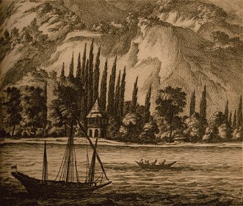 View of the coasts of Bosphorus - Bruyn Cornelis De - 1714
