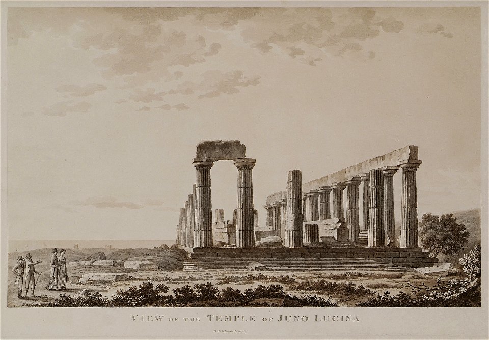 View of the Temple of Juno Lucina - Wilkins William - 1807
