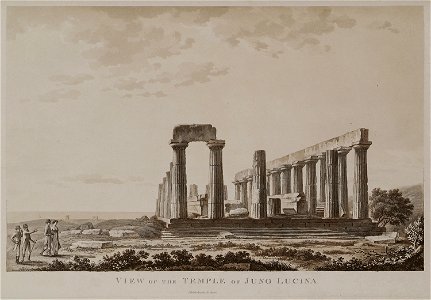 View of the Temple of Juno Lucina - Wilkins William - 1807