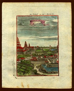View of the palace of Jedo, 1719