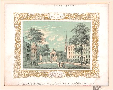 Views of New York-St. Paul's Church, Barnum's Museum & Astor House - drawn by C. Autenrieth. LCCN2013645213