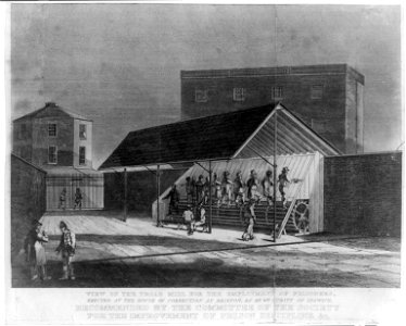 View of the tread mill for the employment of prisoners LCCN2004669303