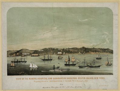 View of the marine hospital and quarantine grounds, Staten Island, New York LCCN2003681600