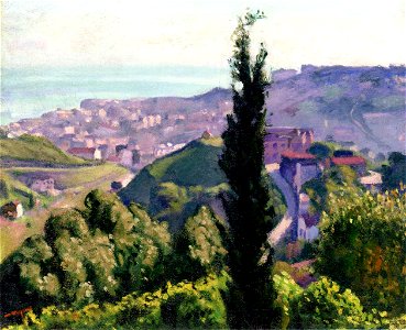 View of the Painter's Home Albert Marquet (1942-1943). Free illustration for personal and commercial use.