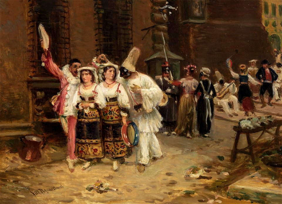 Vilhelm Jacob Rosenstand Romersk karneval