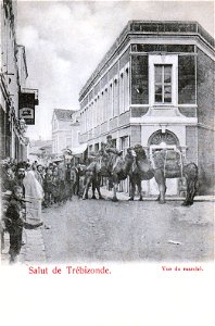 View of the market at Trebizond
