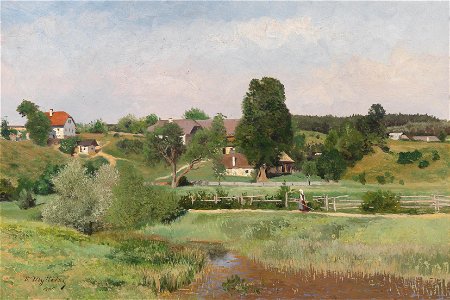 Viktor Mytteis Landschaft 1905