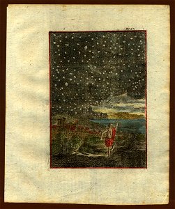 View of the Milky Way, 1719. Free illustration for personal and commercial use.