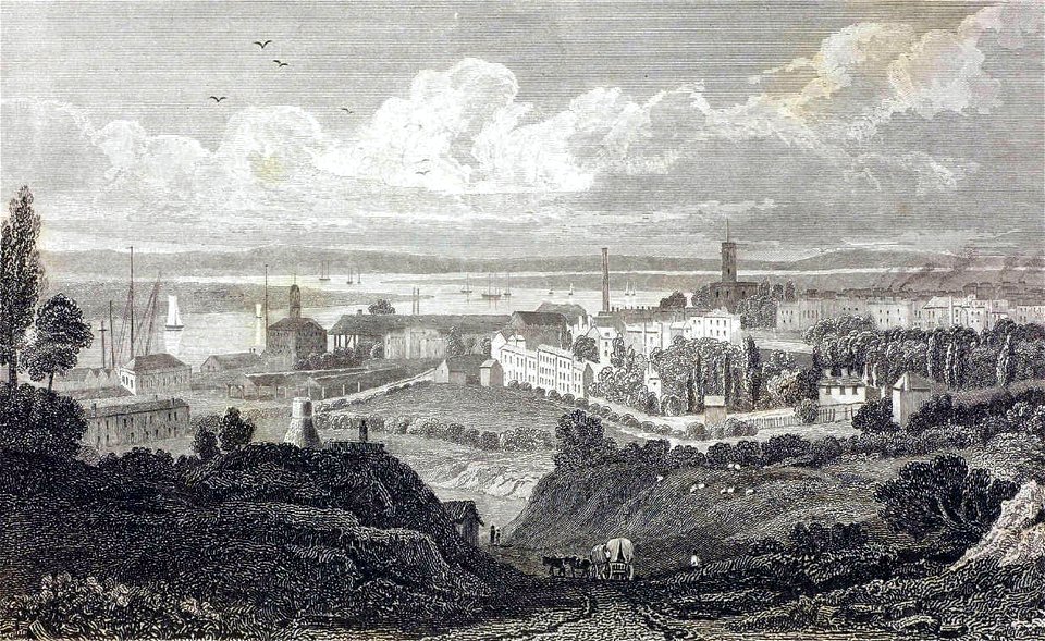 View of Woolwich, H Gastineau, c 1830 LMA