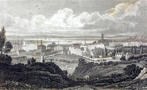 View of Woolwich, H Gastineau, c 1830 LMA