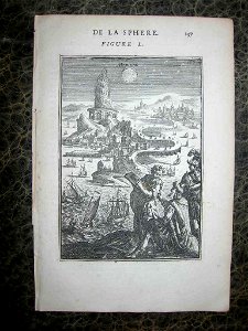 View of the planet Mercury, 1683. Free illustration for personal and commercial use.